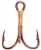Eagle Claw  Lazer Sharp 2X Bronze Treble Hook
