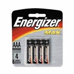 Energizer Max Alkaline AAA Battery 4pk