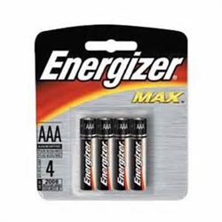 Energizer Max Alkaline AAA Battery 4pk