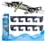 Rush Creek Reel Salty 4 Rod Fixed Wall/Ceiling Rack