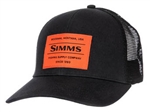 Simms Original Patch Trucker Black