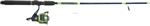 Shur Strike Spinning Combo Blue/Chartreuse 6'6" 2pc.  w/line