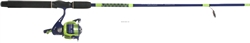 Shur Strike Spinning Combo Blue/Chartreuse 6'6" 2pc.  w/line