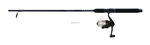 Shur Strike Spinning Combo 6'6" 2-PC Black/Silver w/Line