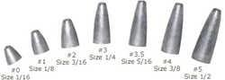 Water Gremlin Low Profile Slip Sinkers