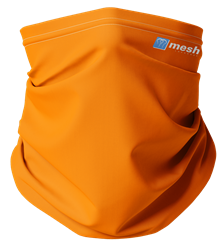 Mesh Lacrosse The Sunset Orange Neck Gaiter/Mask