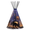 Courage / Bear, 12" height Tipi Lamp