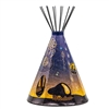 Wisdom / Beaver 12" height Tipi Lamp