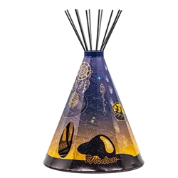 Wisdom / Beaver 12" height Tipi Lamp