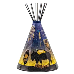Respect / Buffalo 12" height Tipi Lamp