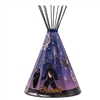 Honesty / Raven 12" height Tipi Lamp