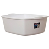 4S-06588--DISHPAN, 18QT LGE WHITE, 8/box, STERILITE