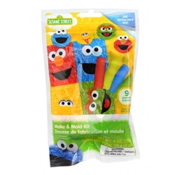 SESAME STREET MAKE & MOLD SET--9PC