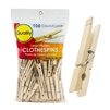 CLOTHESPINS WOODEN, LARGE  100CT