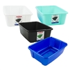 DISHPAN RECT.--8QT--4 COLORS