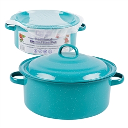 5QT DUTCH OVEN TURQUOISE SPECKLED ENAMEL