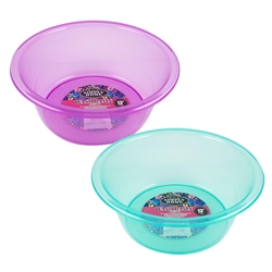 BASIN PLASTIC 7QT, 13" DIA, ASST COLORS