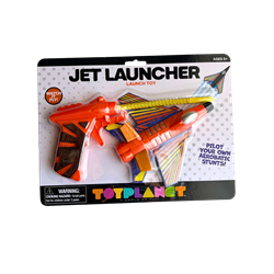 TOY JET W/LAUNCHER GUN