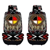 PRINTED FRONT SEAT COVER SET - MEDICINE WHEEL