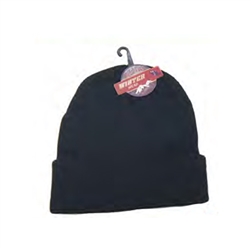 ALP-40501--KNIT CAP, BLACK ACRYLIC (12/PAK)