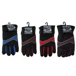 ALP-42044--KIDS SKI GLOVES, ASST