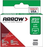 ARROW 1/4"STAPLES--SMALL (FITS T27 GUN--5/BX)