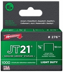 ARROW 3/8" STAPLES--SM BOX (FITS T27 GUNS--5/BX)