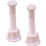 TOILET SEAT BOLTS,PLASTIC