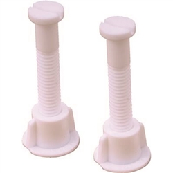 TOILET SEAT BOLTS,PLASTIC