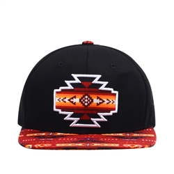 EMBROIDERED PATCH SNAP BACK HAT