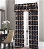 CURTAIN SET 5PC, SOUTHWEST DESIGN ASST