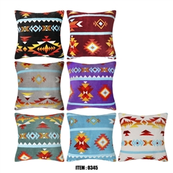 7 LAKES DESIGN SILK TOUCH CUSHION (FILLED) 18x18"