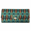 LADIES SNAP WALLET, DESIGNER ASST COLORS