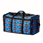 DUFFLE BAG SOUTHWEST DESIGN, LARGE, TURQUOISE