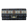 LADIES WALLET, DIAMOND STAR CANVAS, SNAP