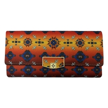 LADIES WALLET, DIAMOND STAR CANVAS, SNAP