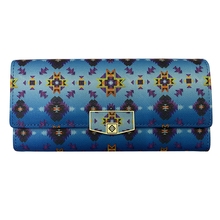 LADIES WALLET, DIAMOND STAR CANVAS, SNAP