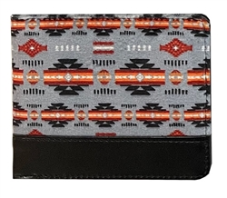 MENS WALLET, BI-FOLD FLEECE--16112