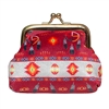 COIN PURSE, MED WHEEL RED