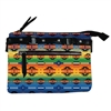 FLEECE CROSSBODY PURSE, ZIPPERED--ZARAPE