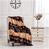 THROW MINK BLANKET MED WHEEL (50"x60")