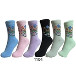 LADIES FASHION SOCKS, ANISHINAABE GATHERING DESIGN