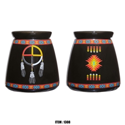 Ceramic Printed 3 pc Canister Set