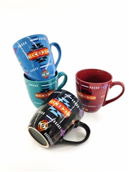 COFFEE MUGS  ASST COLORS-16112