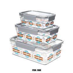 Food Storage 3pc container set