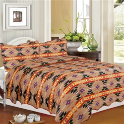 3PC QUILT SET, KING, 16112 DESIGN