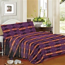 SHEET SET QUEEN SIZE, 16112-PURPLE