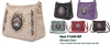 FASHION EMBROIDERED HANDBAG, ASST COLORS 12/PACK