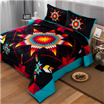 KING, 3PC STAR DESIGN SHERPA SET