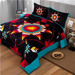 KING, 3PC STAR DESIGN SHERPA SET